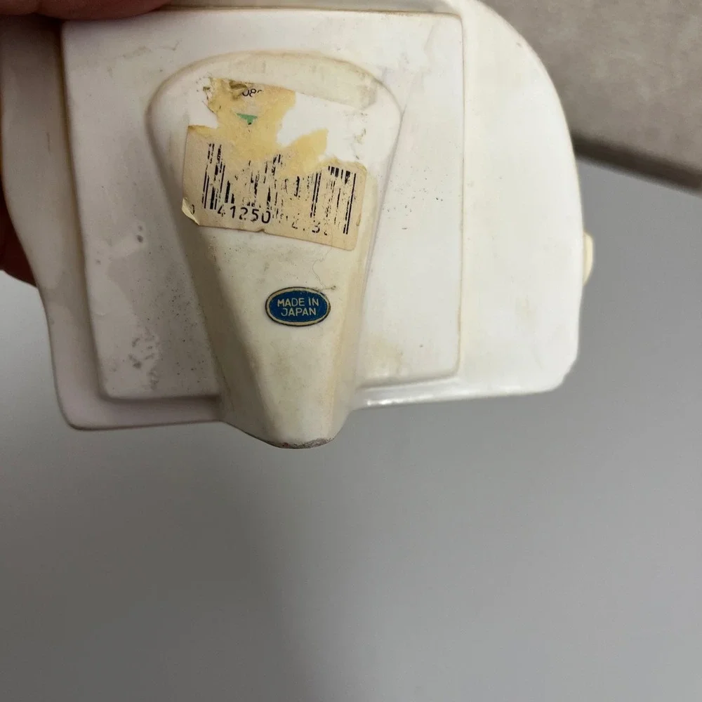 Vintage Made in Japan Kitchy Cats Slide In‎ Ceramic Photo Frame